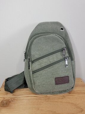 Canvas Crossbody Sling Bag